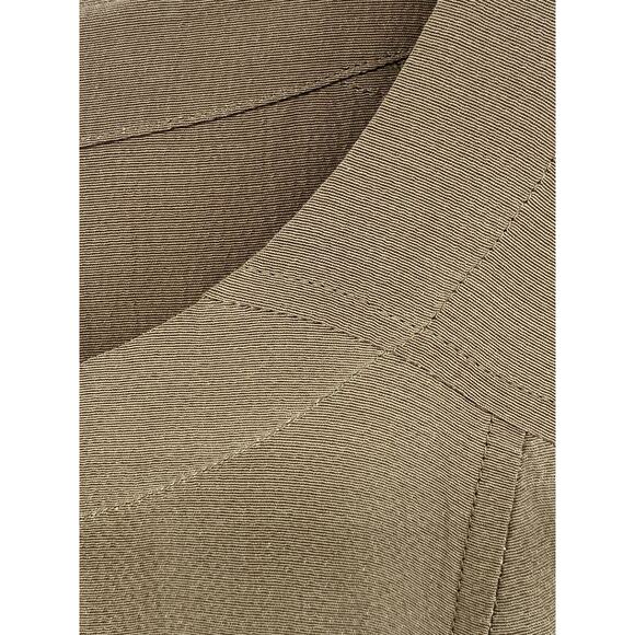 EILEEN FISHER Dress XS Shift Tencel Viscose Scoop Neck Long Sleeve Brown - Picture 3 of 16